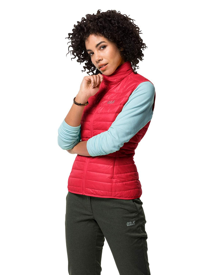 Jack Wolfskin Damen Jwp Weste W Jacke XS tulip red