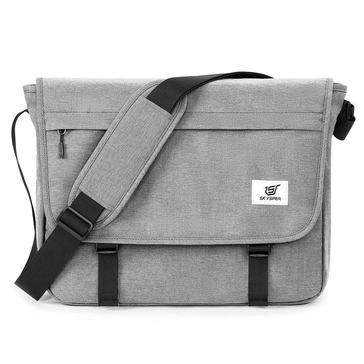 SKYSPER 15,6-Zoll Messenger Bag mit RFID-Schutz | Gross, für Herren &amp; Damen, Messenger-Stil, Anti-Di
