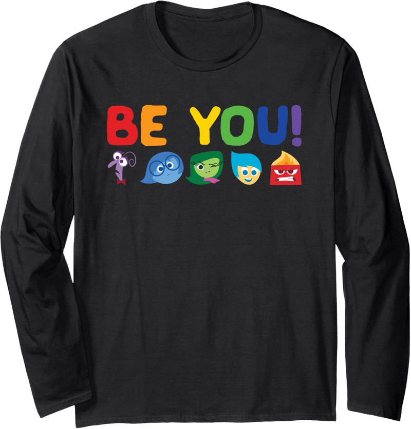 Disney Pixar Inside Out Be You Rainbow Langarmshirt