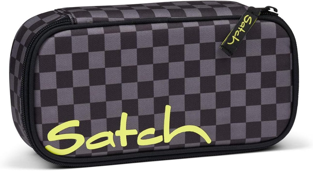 Satch Pack Schulrucksack Set 3tlg. inkl. Schlamperbox und Sportbeutel (Dark Skate), Dark Skate