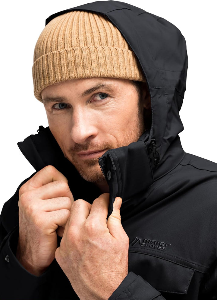 Maier Sports Herren Knuth Jacke 52 Schwarz, 52 Schwarz