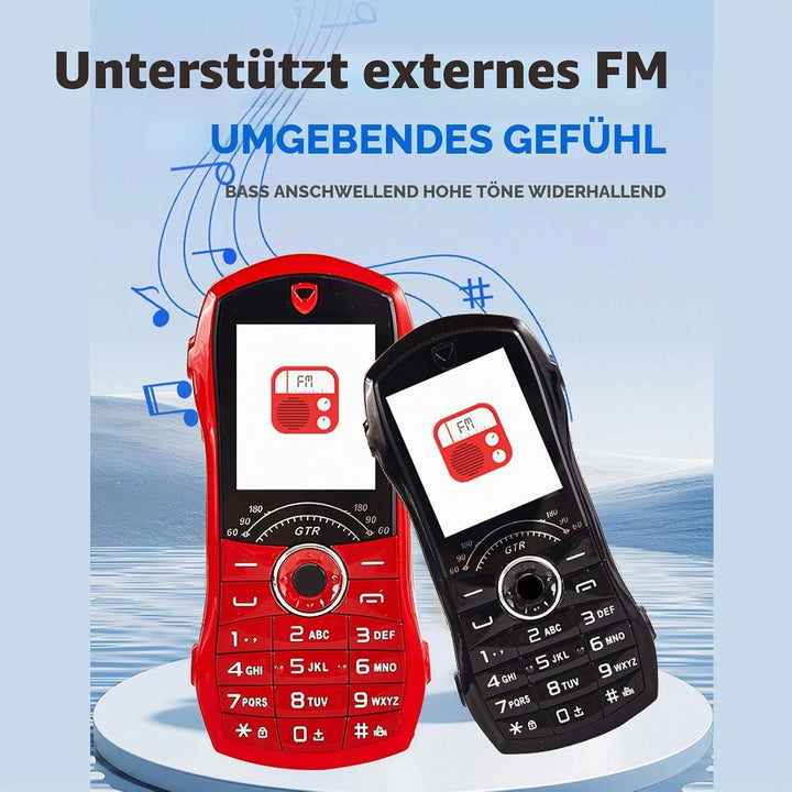 Tragbares Mobiltelefon für Senioren und Kinder, 1,8 Zoll, Grosse Tasten - Einfach zu Handhaben im Au