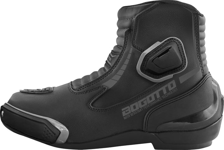 Bogotto Cartagena WR 2.0 wasserdichte Motorrad Stiefel, schwarz, 47 47 EU Schwarz, 47 EU Schwarz