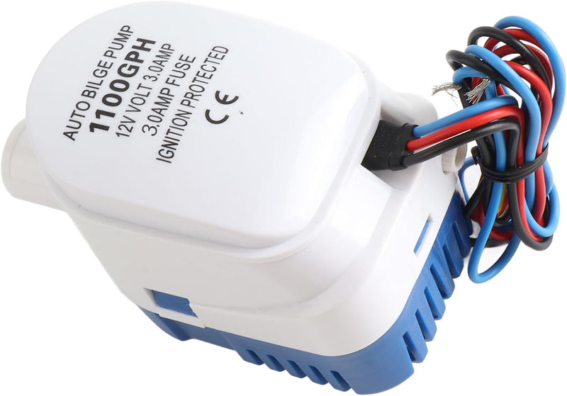 Bückenpumpe, 12 V, 1100 GPH, automatische Bahnpumpe für Boot, Tauchpumpe für Teiche, Schwimmbäder, S