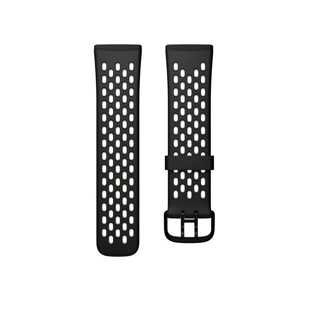 Fitbit Unisex-Adult Versa 3/Sense Armband (Small) Schwarz/Mondweiss L, Schwarz/Mondweiss L