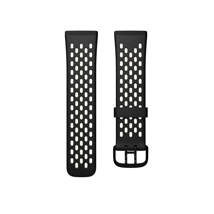 Fitbit Unisex-Adult Versa 3/Sense Armband (Small) Schwarz/Mondweiss L, Schwarz/Mondweiss L