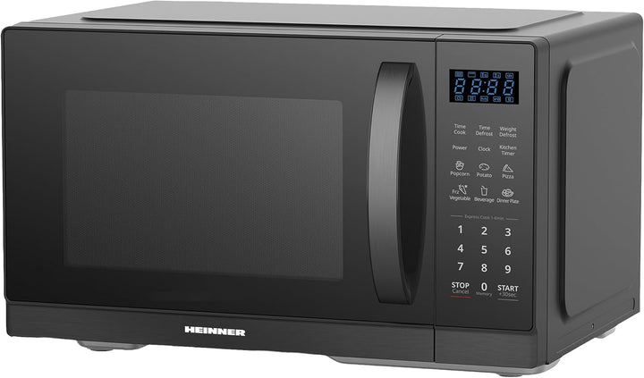 HMW-MD25DBK Mechanischer Mikrowellenherd, 25 l, 800 W Aufsatz-Mikrowelle mit 5 Leistungsstufen, Time