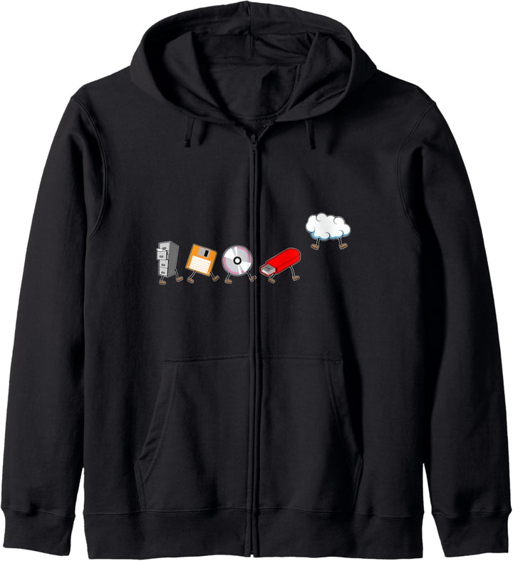 IT I Admin I Speichermedien I Nerd I Lustiges Computer Kapuzenjacke