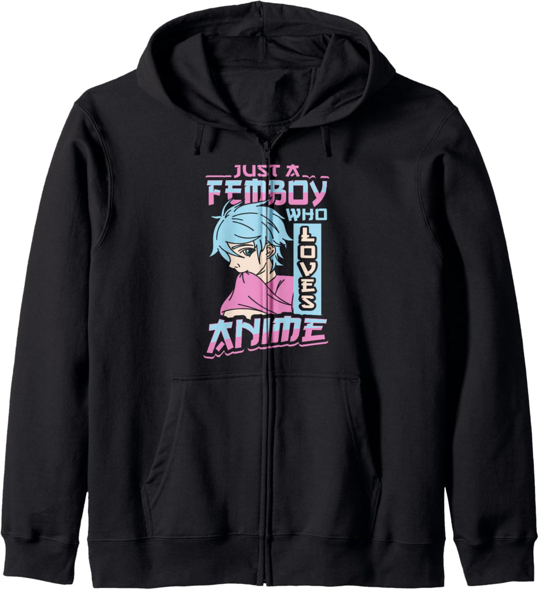Anime Gay Boy Yaoi Design für einen Femboy Kapuzenjacke