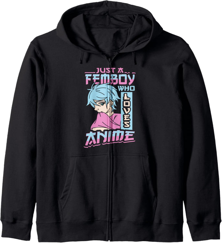 Anime Gay Boy Yaoi Design für einen Femboy Kapuzenjacke
