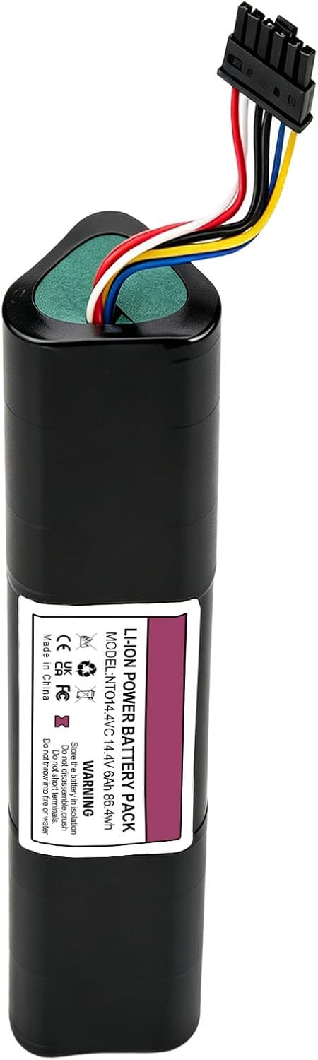 14,4V 6000mAh Li-Ionen Ersatzakku für Neato Robotics Botvac D3 D4 D5 D6 D7 Connected D3+ D5+ D301 D3