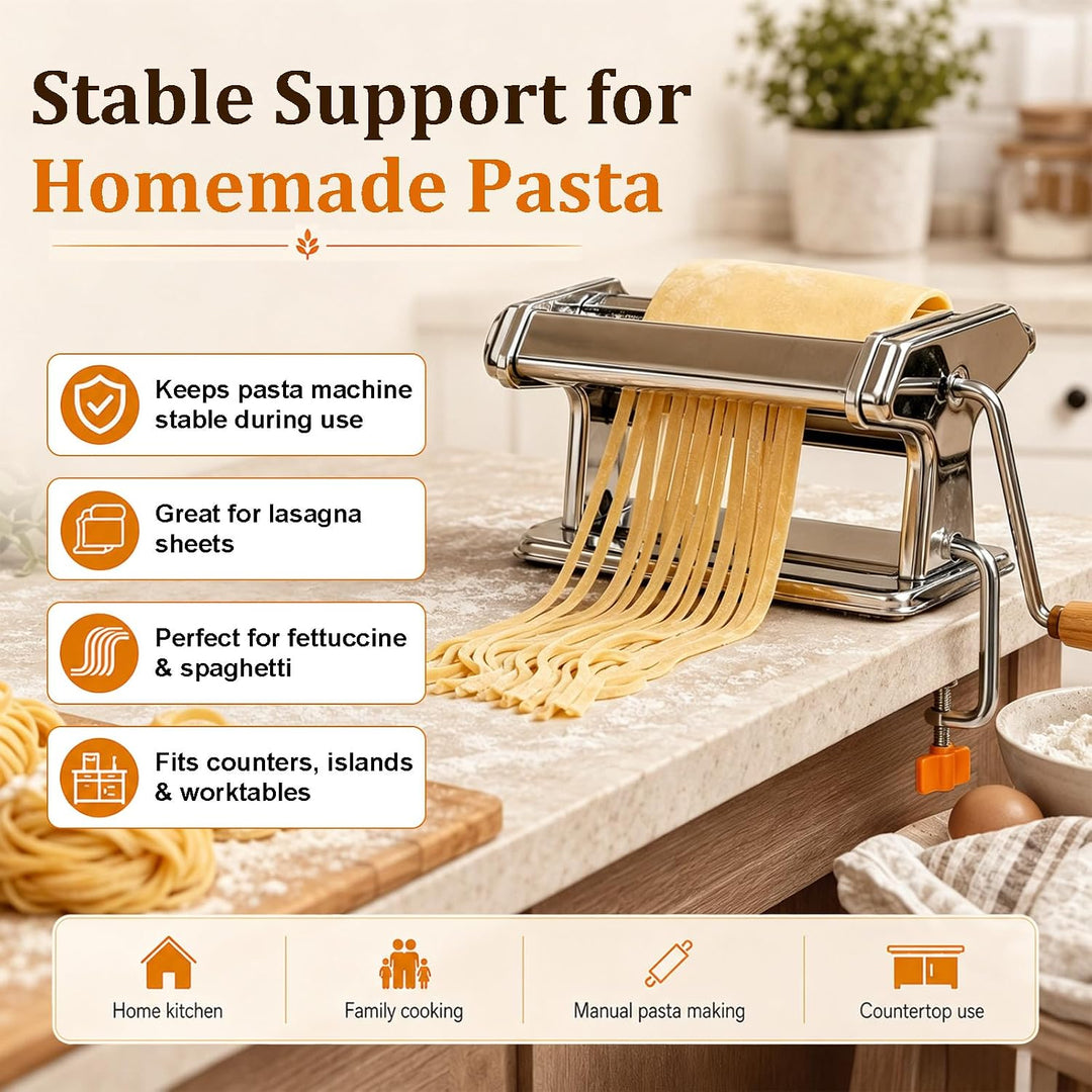 Gekufa Nudelmaschine Klemme Pasta Maker klemme passend für die meisten Marken, kompatibel mit Atlas