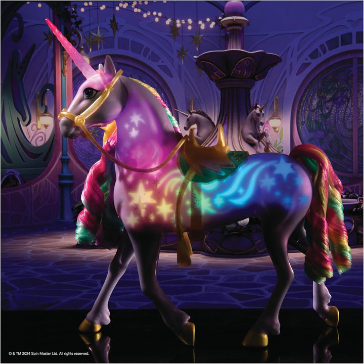 Unicorn Academy Licht-Magie Wildstar - mit Lichteffekten und Musik, ca. 28 cm grosses Einhorn zur be