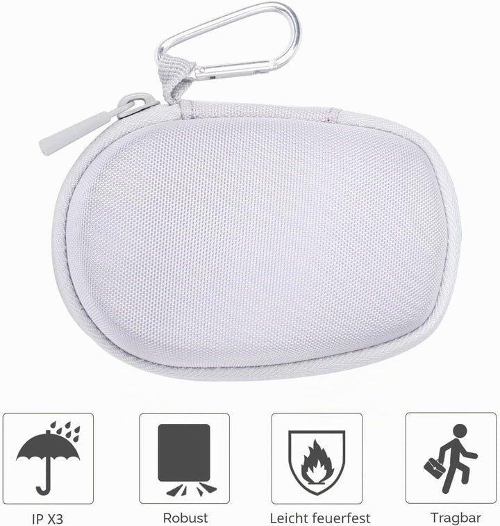 co2CREA Hart Schutz Hülle Etui Tasche für Logitech MX Anywhere 4 /Anywhere 3S /Anywhere 3 /Anywhere