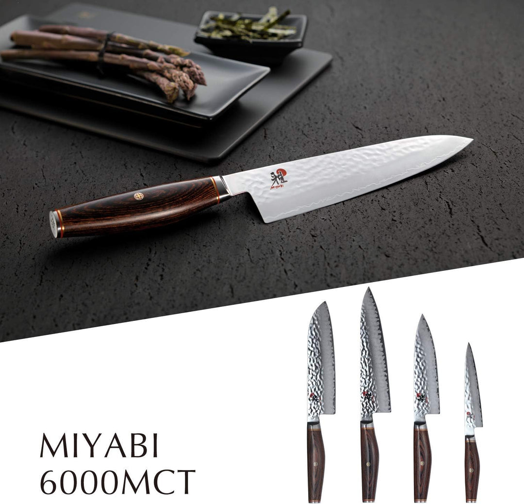 Miyabi 234073-241-0 Gyutoh Kochmesser, Stahl, 240 mm, silber / braun, 39,7 x 7,7 x 2,9 cm Gyutoh 24