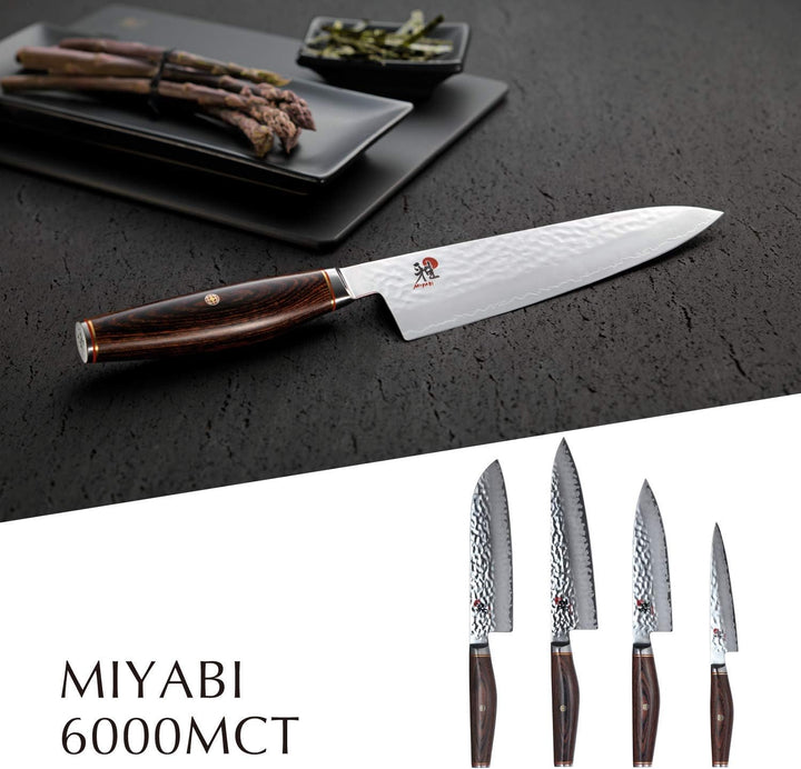 Miyabi 234073-241-0 Gyutoh Kochmesser, Stahl, 240 mm, silber / braun, 39,7 x 7,7 x 2,9 cm Gyutoh 24