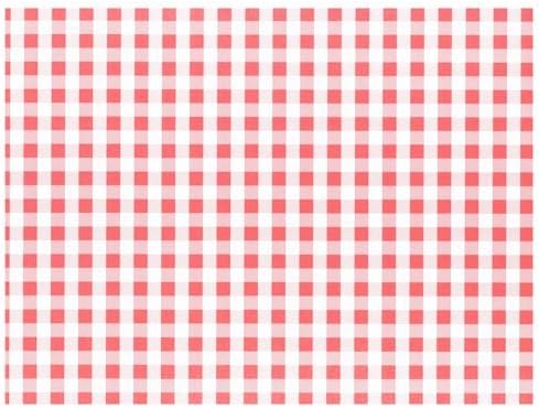 Tischsets Papier 30 x 40 cm rot Vichy (84346)