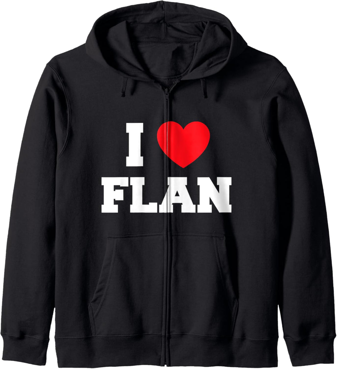 I Love Flan Kapuzenjacke