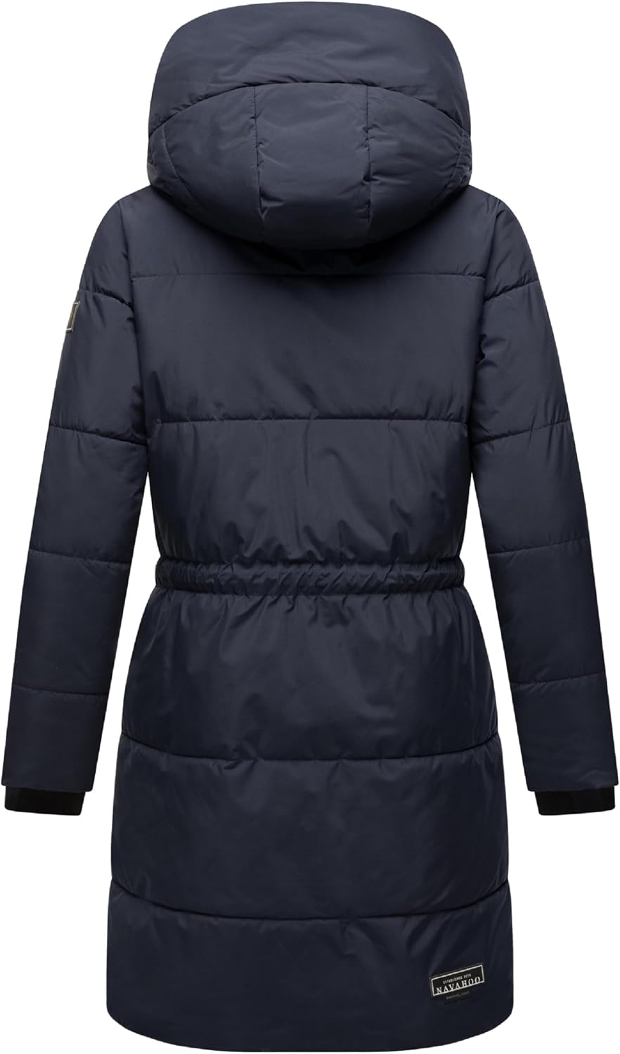 Navahoo Damen Wintermantel kurzer Steppmantel mit Kapuze Zuckertatze XIV XS-XXL XS Navy, XS Navy