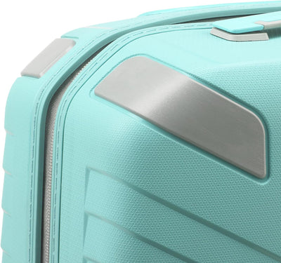 RONCATO Ypsilon 2.0 Eco - 4-Rollen-Kabinentrolley mit USB-Anschluss 55 cm Verde Acqua Teal, Teal