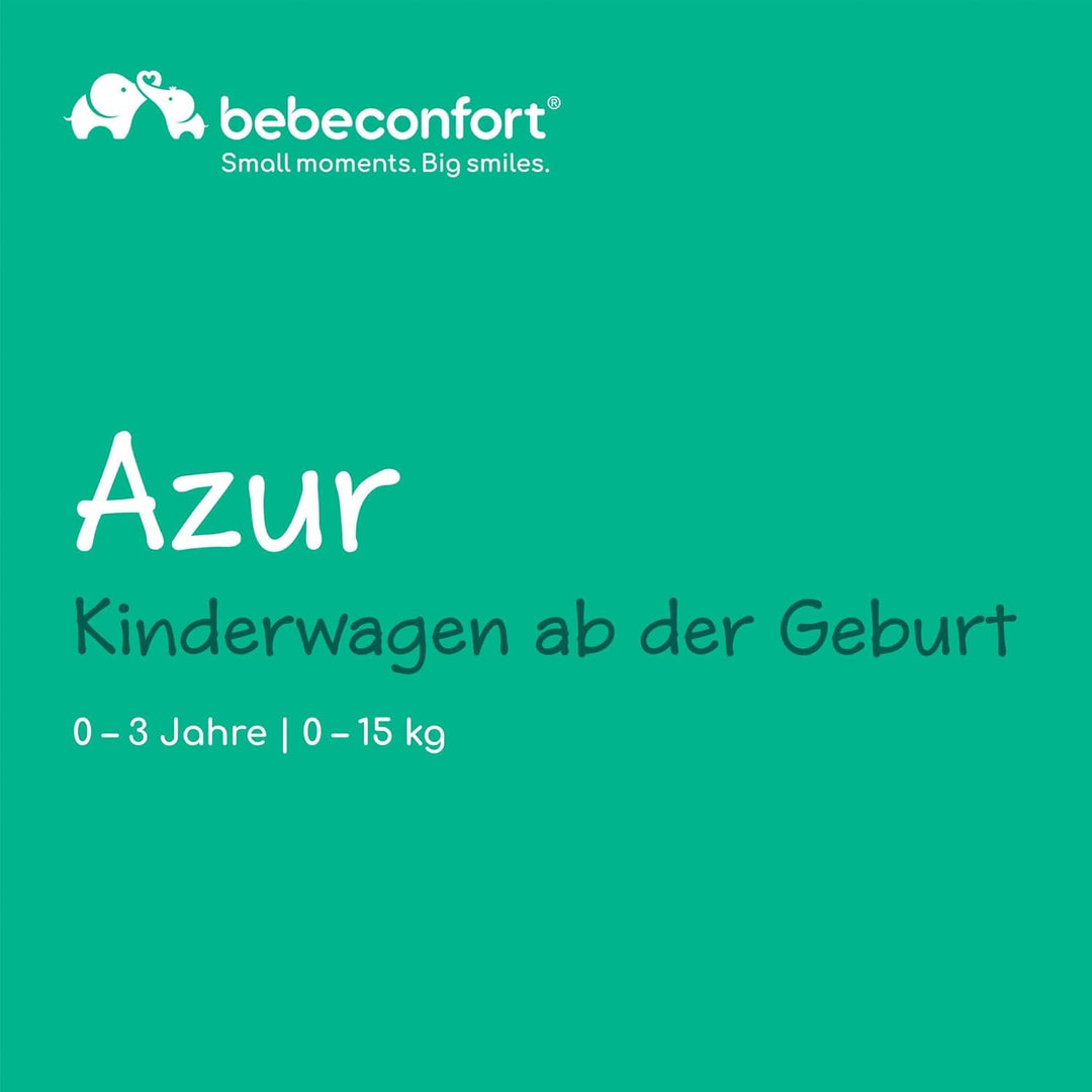 Bebeconfort Azur, Kinderwagen Buggy Kompakt, 0–3 Jahre (15 kg), Leichter Reisebuggy, Automatisch Ein