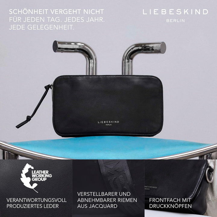 Liebeskind Damen Clarice Crossbody M Schwarz, Schwarz