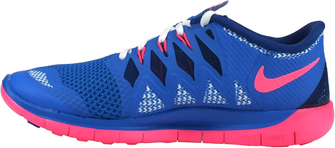 Nike Free 5.0 Mädchen Laufschuhe 38.5 EU Blau Hypr Cblt Hypr Pnk Dp Ryl Bl W 400, 38.5 EU Blau Hypr