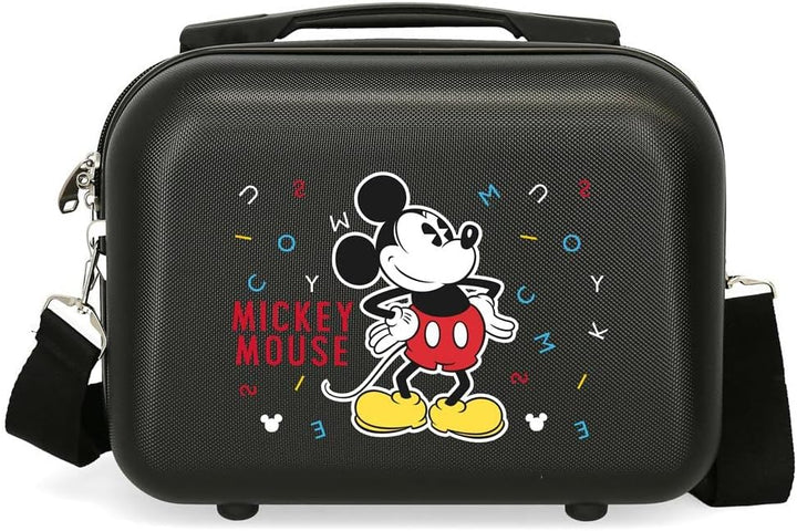ABS Utensilientasche Have a Good Day Mickey Schwarz, Schwarz