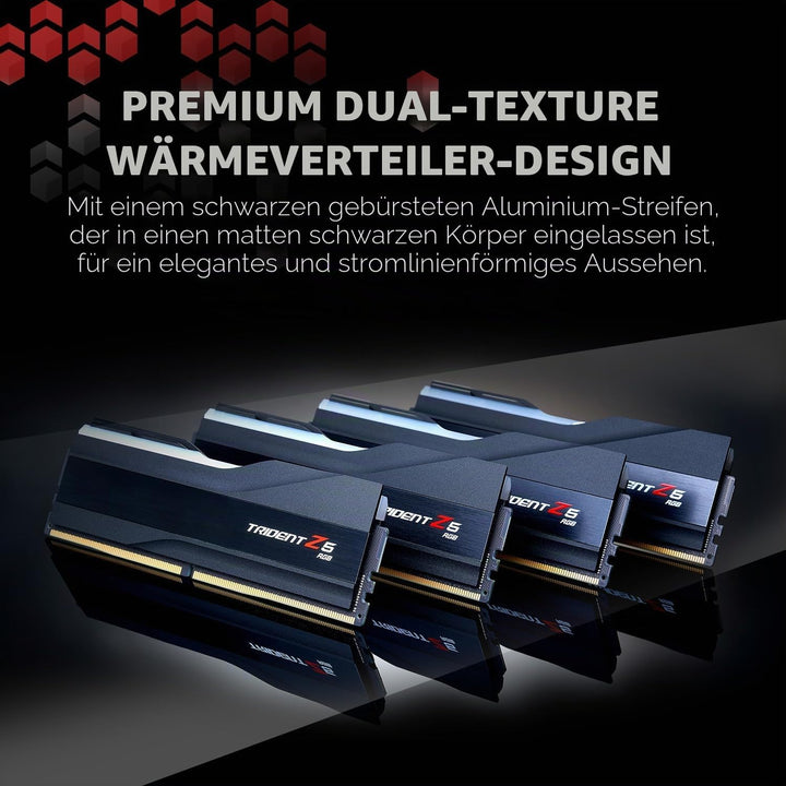 G.Skill Trident Z5 RGB - DDR5 - Kit - 64 GB: 2 x 32 GB - DIMM 288-PIN - 6400 MHz / PC5-51200 - ungep