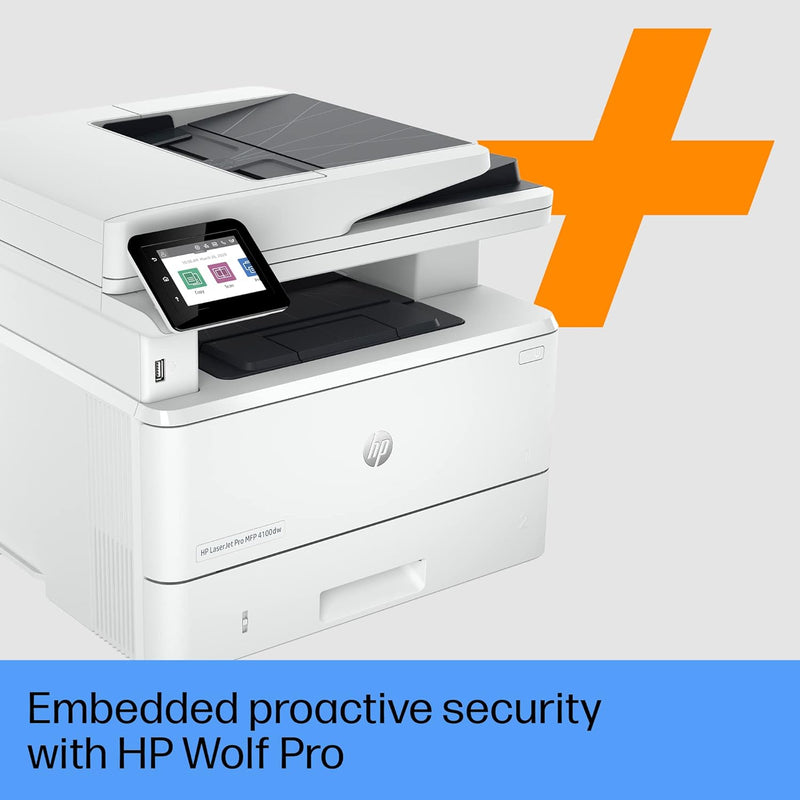 HP Laserjet Pro MFP 4102fdwe Multifunktions-Laserdrucker (Drucker, Scanner, Kopierer, WLAN, LAN, Dup