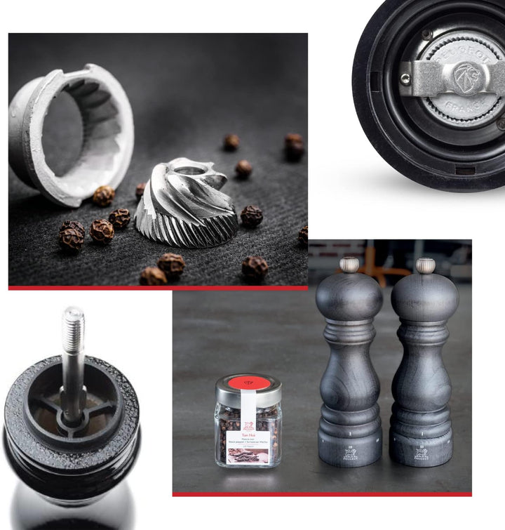 Paris U-select Zm 12 Cm Zwart Lak Peugeot 23690 Salzmühle Schwarz Lackiert, Salzmühle Schwarz Lackie