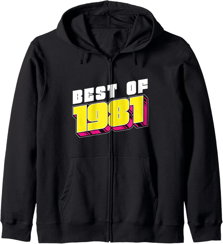 Best Of 1981 Geschenk zum 40. Geburtstag - 40 Jahre Alt Kapuzenjacke