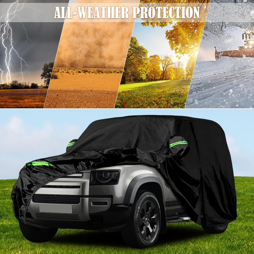 Autoabdeckung Wasserdicht Ersatz für Land Rover Defender 90 2020-2024, Vollgarage Autoplane Outdoor