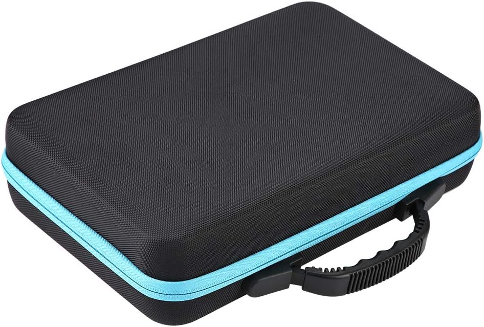 60 Löcher Ätherische Öle Aufbewahrungsbox,Eva Ätherische Öle Tragekoffer Tasche mit Griff Hält 5ml 1