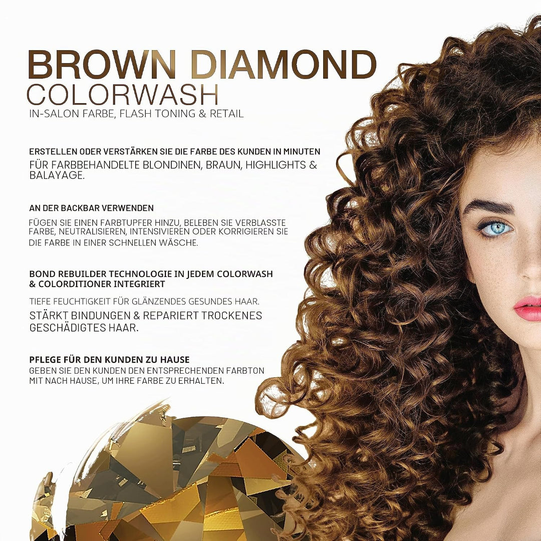 Celeb Luxury Haarpflege Gem Lites Colorwash Brown Diamond Colorwash 244 ml Braun, Braun