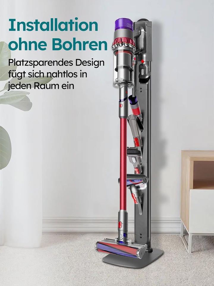 Ständer kompatibel mit Dyson G5 V15 V12 V11 V10 V8 V7 V6, Halterung, Bodenständer, Zubehörhalter Spe
