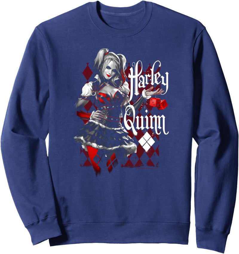 Batman: Arkham Knight Harley Quinn Dice Sweatshirt