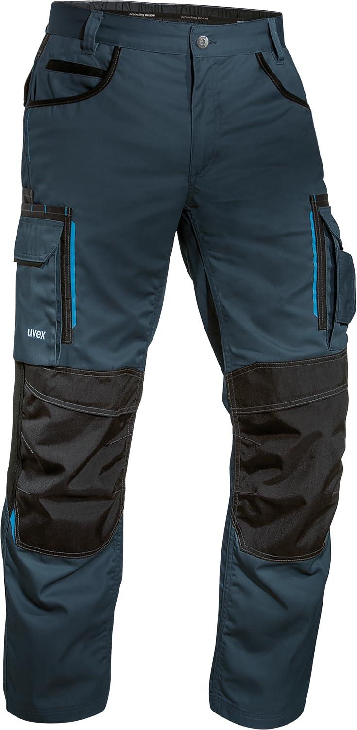 Uvex Tune-up Herren-Arbeitshose lang - robuste Männer-Arbeitshosen mit Kniepolster-Taschen - 35% Bau