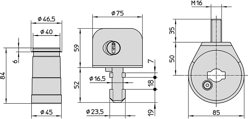 Lock VIRO C/Ball Art. 4221 (095236)
