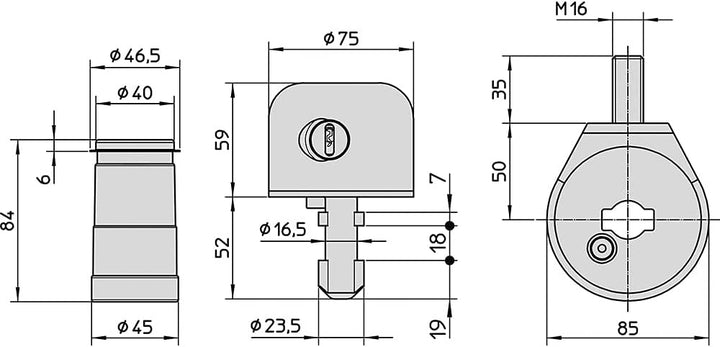 Lock VIRO C/Ball Art. 4221 (095236)