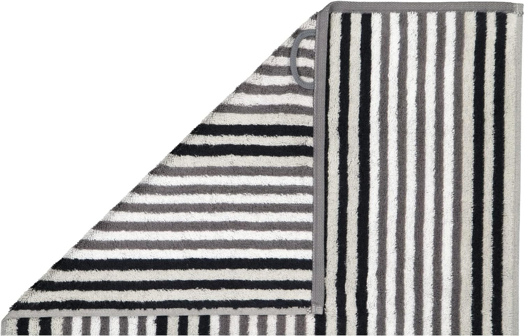 CAWÖ Home Handtücher Delight Streifen 6218 Platin - 77 Duschtuch 70x140 cm, Duschtuch 70x140 cm