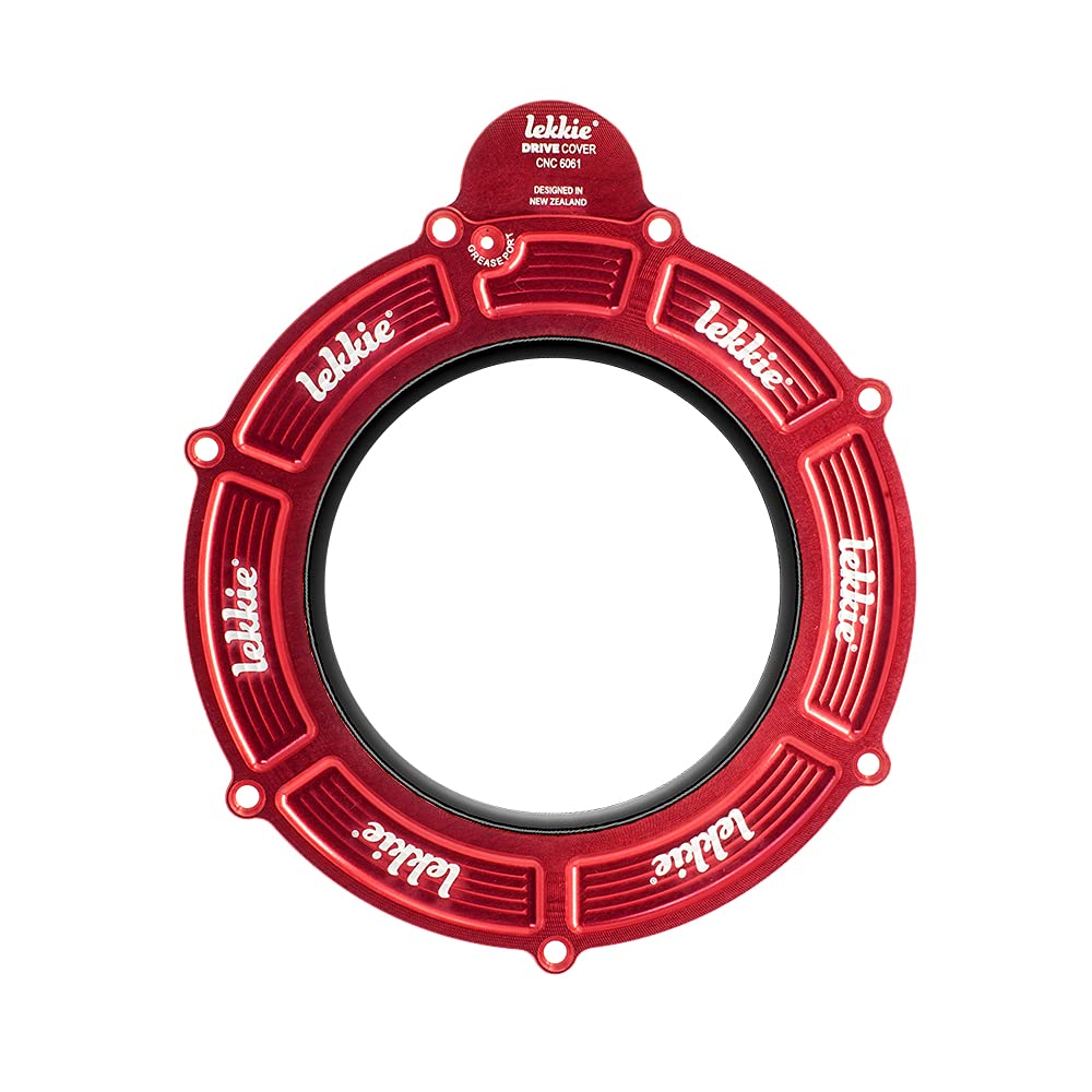 windmeile | Lekkie Drive Cover, Motor Hülle, für Bafang BBS01 und BBS02, Schwarz/Silber/Rot/Slick, F