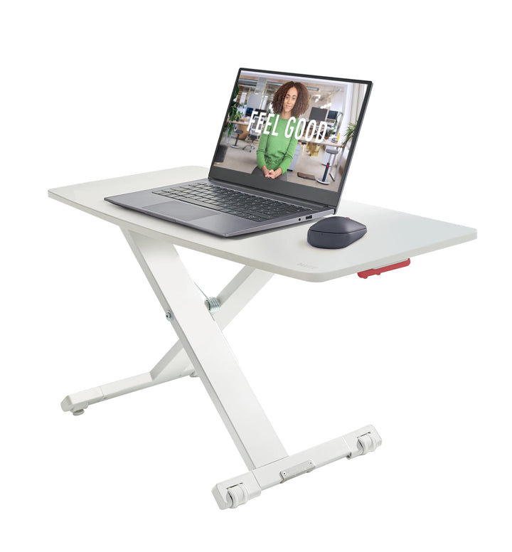 Leitz Schreibtisch-Aufsatz, Kompakter, Höhenverstellbarer Aufsatz für Laptops, TÜV- & IGR-zertifizie
