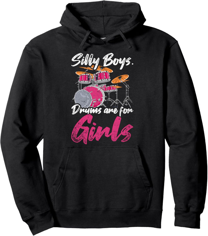 Mädchen Jungen Kinder Drummer Geschenk Lustiges Schlagzeug Pullover Hoodie