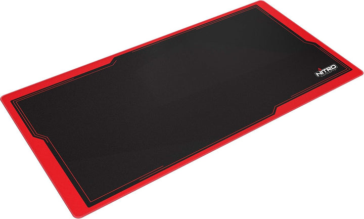 NITRO CONCEPTS DM12 - Gaming Mauspad XXL 1200x600 Millimeter Fransen Freie Ränder Microfaser Grosses