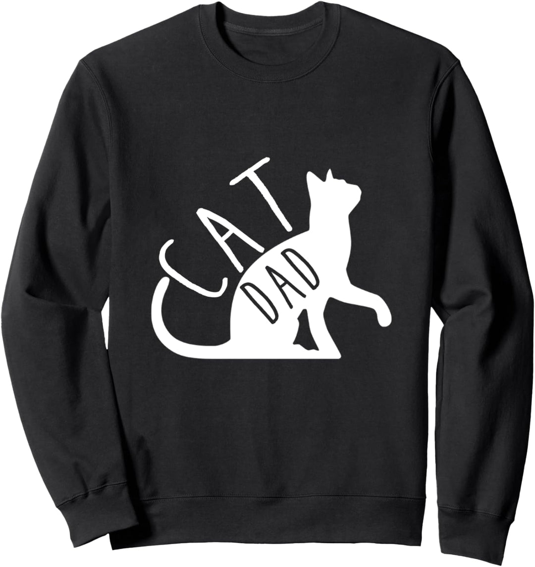 Beste Katze Papa Nette Kitty Papa Papa Vatertag Lustig Humor Sweatshirt