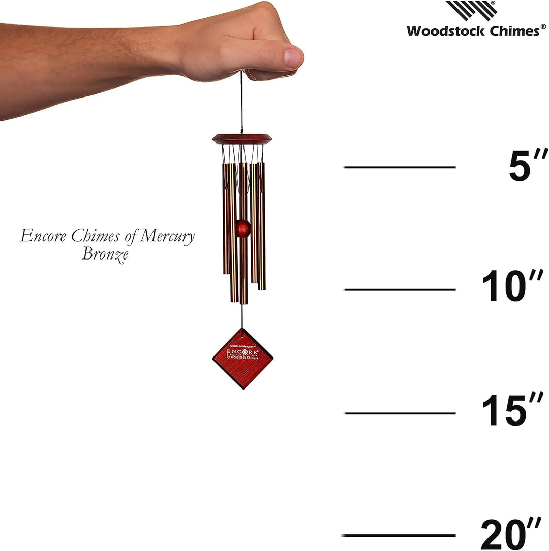 Woodstock Encore Collection Windspiel Chimes of Mercury, bronze Bronze 35,6 cm, Bronze 35,6 cm