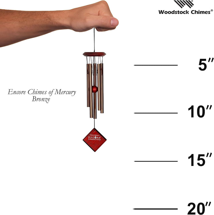 Woodstock Encore Collection Windspiel Chimes of Mercury, bronze Bronze 35,6 cm, Bronze 35,6 cm