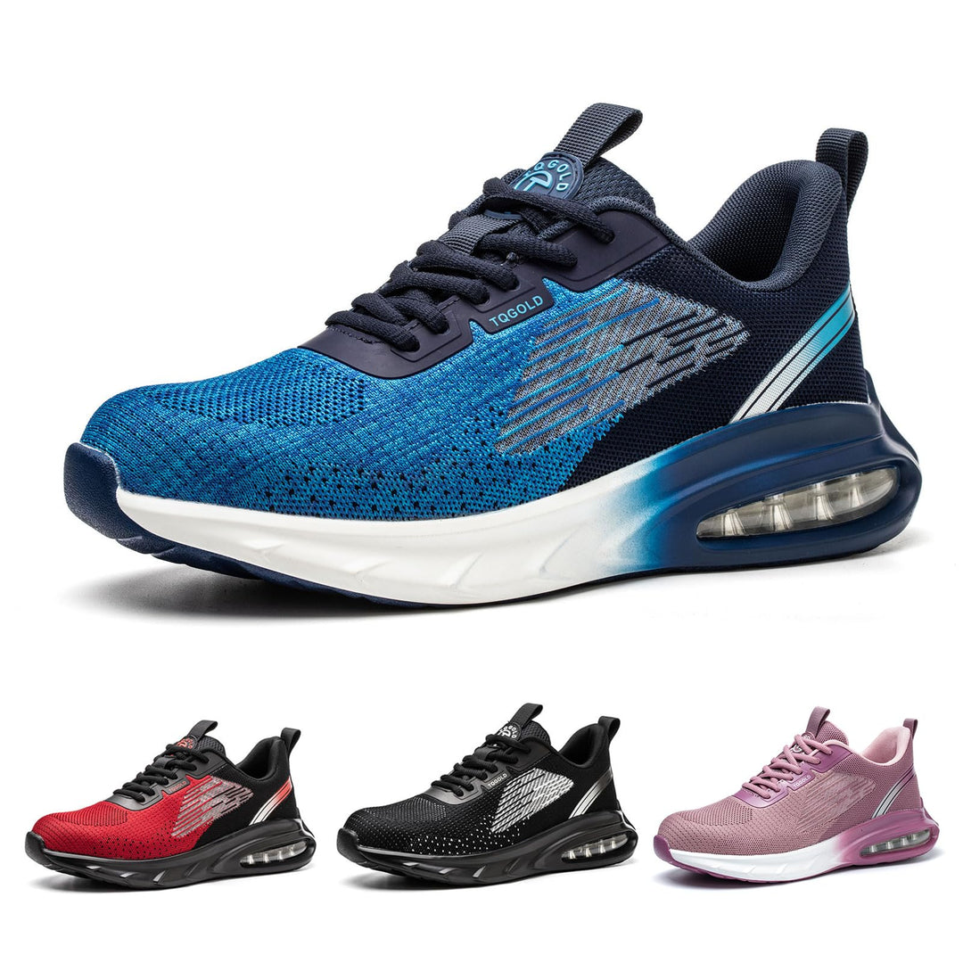tqgold Sicherheitsschuhe Herren Damen Leicht Arbeitsschuhe | Sportlich Schutzschuhe mit Stahlkappe |