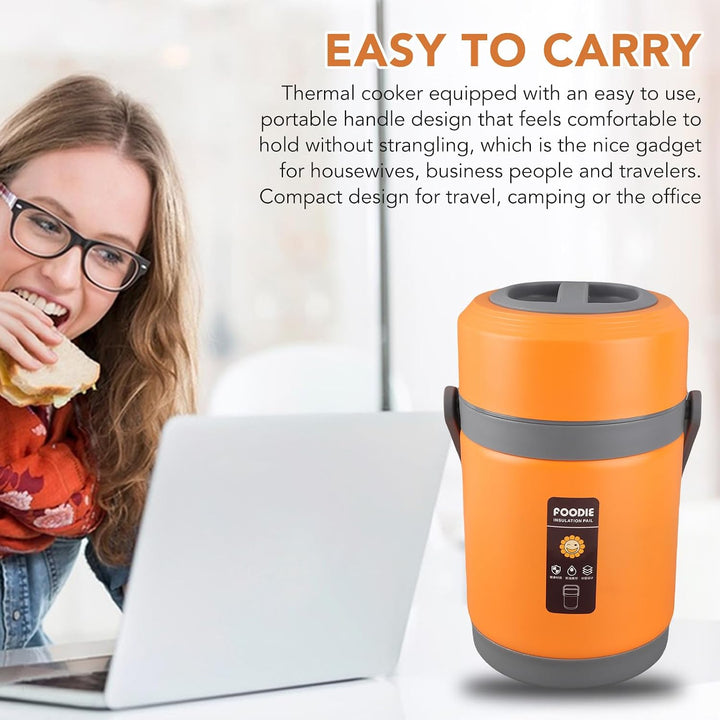 Hot Pot Electric mit Dampfer, 2L -Ramenkocher, Elektro -Topf für Pasta, Shabu Shabu, Haferflocken, S